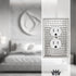 Hand Hammered Duplex Outlet Switch Wall Plate - Brushed Nickel Finish